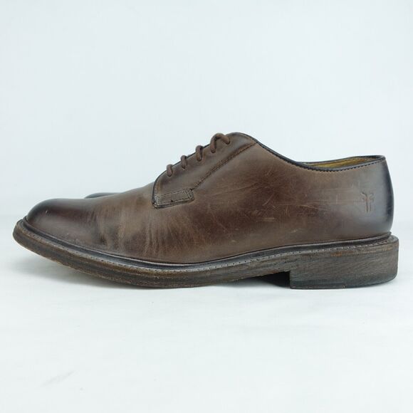 FRYE Men James Oxfords Size 9.5 D Brown Leather Dress Shoes 84615 main image 9